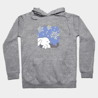 Starlit Spectacle: Loppi Tokki's Mesmerizing Night of Fireworks Hoodie